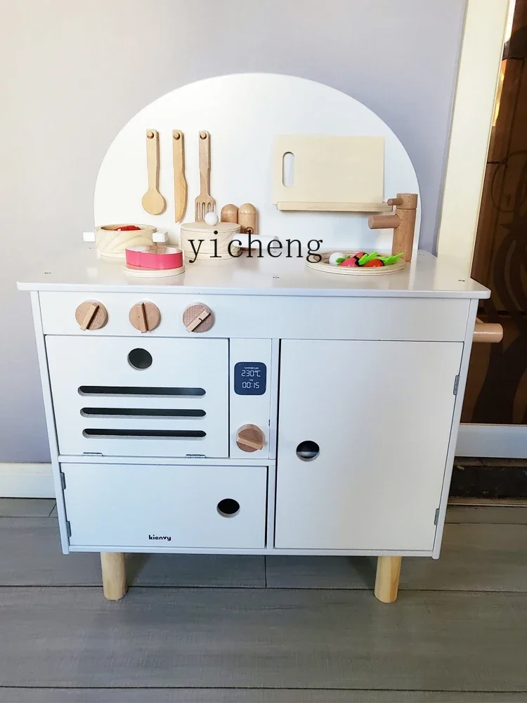 ชุดของเล่นครัว Tqh ชุดจำลองอุปกรณ์ครัว ทำอาหาร ของเล่นเด็กเล่นบทบาทสมมติ ของขวัญวันเกิด