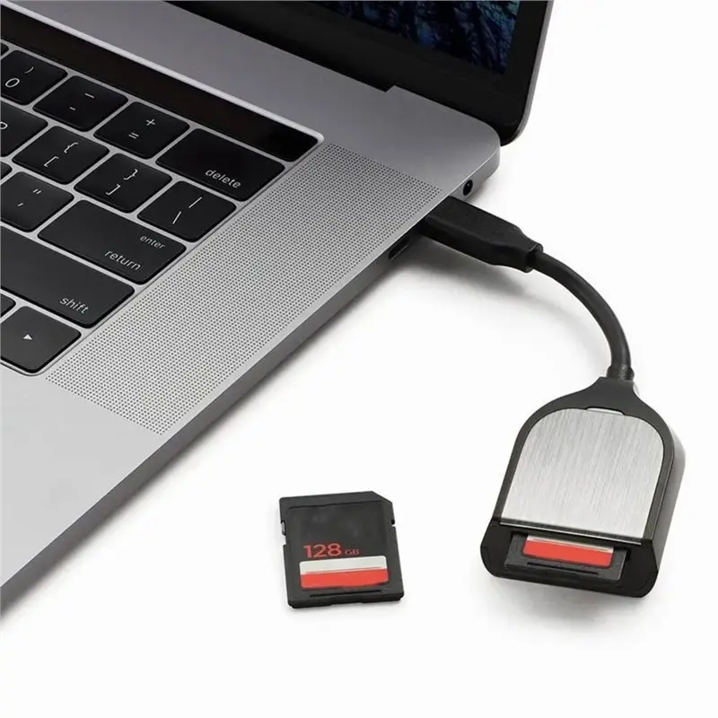 Customer Favorite Type-C SD UHS-II USB-C Reader Card Up To 300MB/S High-Speed Transfer Compact For Mac Ipad Laptop 4K Video