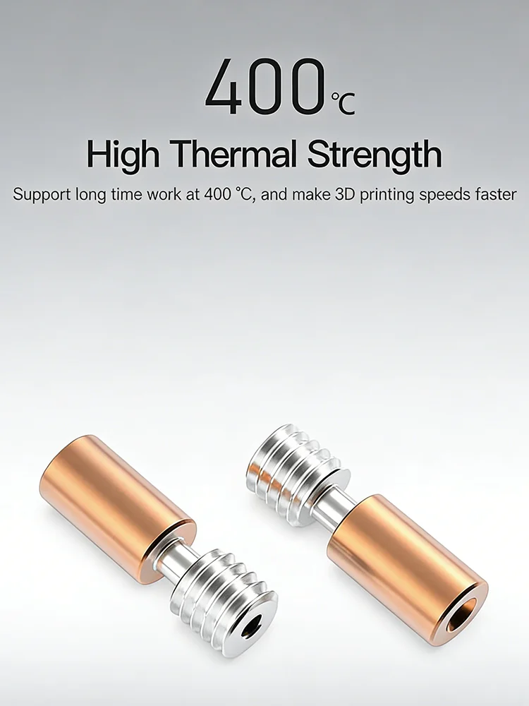 Creality Official Ender3 Titanium Alloy Throat Tube Bimetal Heatbreak ,for Ender3 S1/3 V2/3 Pro/Ender 5/CR-6 SE/CR-5 PRO/CR10