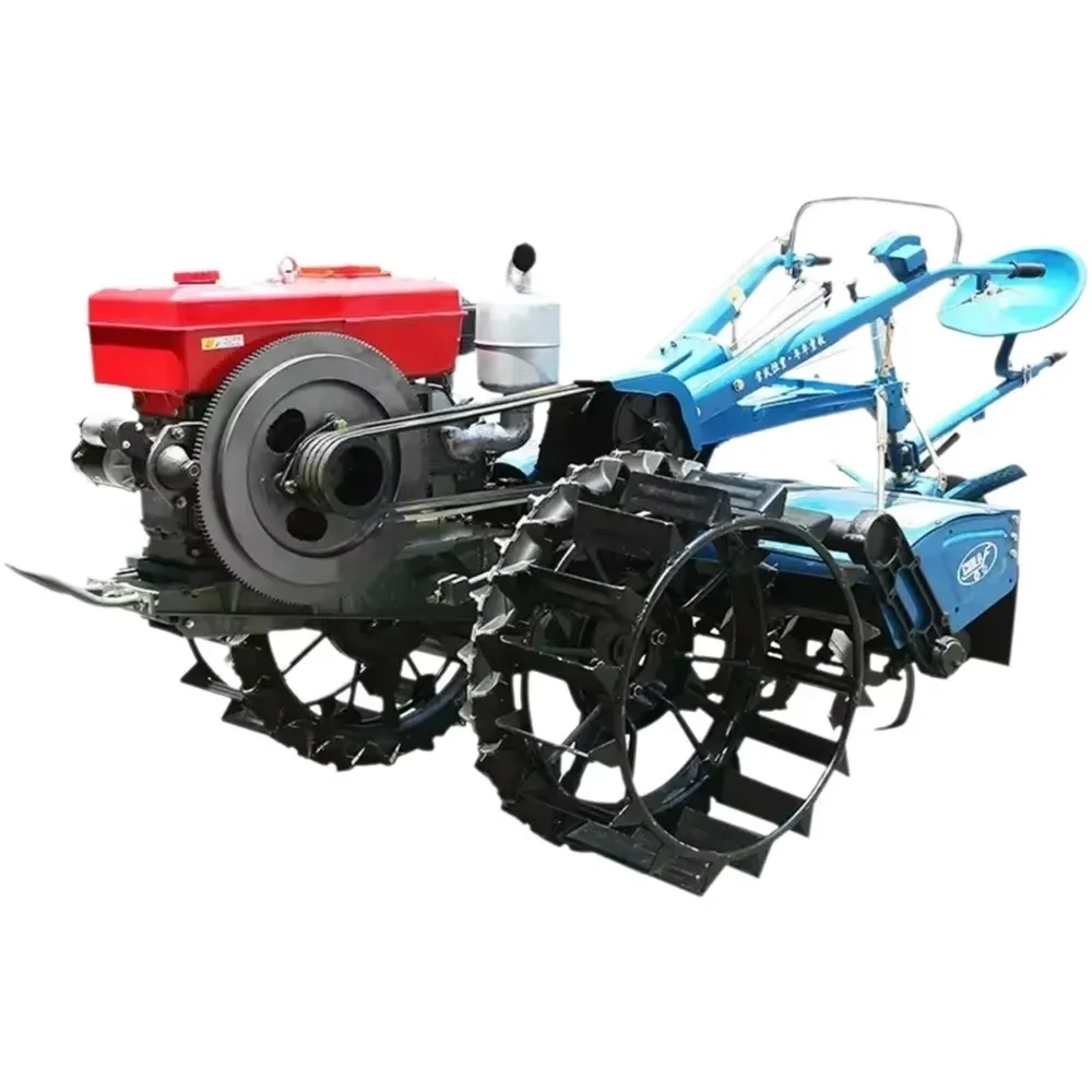 Electric starter 170cm width 28, 30 ,32HP horsepower 251 Type, Paddy Field Professional Walking Tractor with Rotary tiller