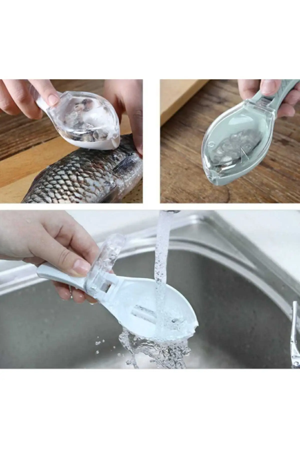 Прибор для чистки рыбьей чешуи, полезный и практичный очиститель рыбьей чешуи, 1 шт.