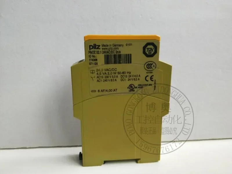 2026.4 NEW ORIGINAL PILZ PNOZ PNOZ X2.1 SAFETY RELAY 24VAC/DC ORDER NUMBER 774306