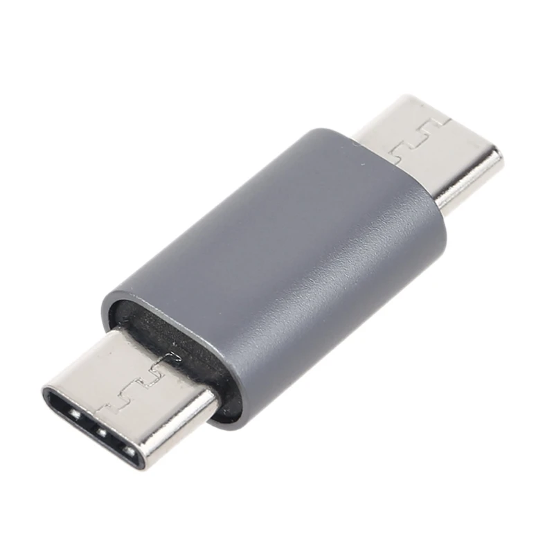 Y1UB connettore universale USB C maschio a maschio in metallo tipo C maschio a tipo C maschio adattatore convertitore per tablet