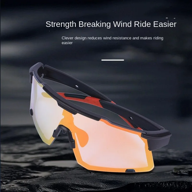 Outdoor riding glasses color-changing partial bicycle windproof sand riding goggles motorcycle myopia sunglasses