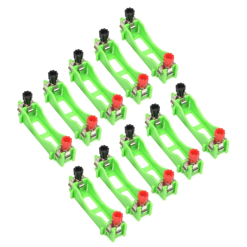 Soporte para pilas AA, serie conexión paralela, equipo instrumentos enseñanza para experimentos física, toma para