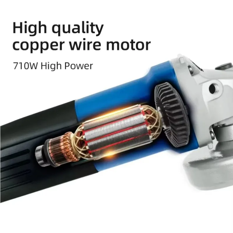 

Dong Cheng Professional Power Tools High Quality Electric 220v 720W 100mm Corded Mini Angle Grinder