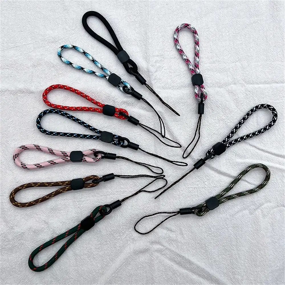 

4Pcs Hand Wrist Phone Short Strap Hang Rope Short Grip Cellphone Lanyard Phone Charm Anti-lost Finger Wrist Lanyard Camera