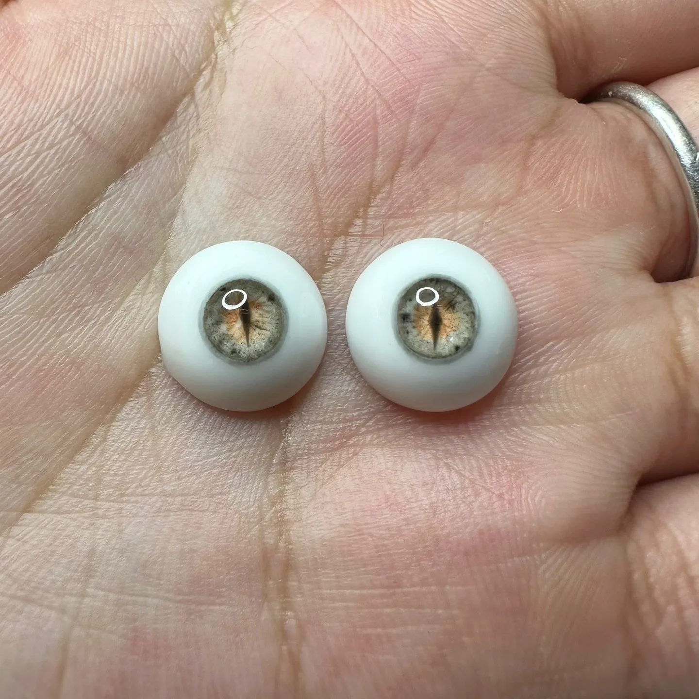 14mm Eyes For Toys “Leopard Beast Pupil” SD DD Resin Plaster Eyeball BJD Doll Accessories