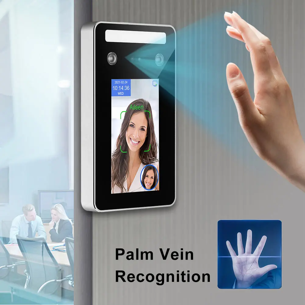 5 Inch AI Face Recognition Access Control & Time Attendance Terminal with Cloud Software, Ideal for School Attendance
