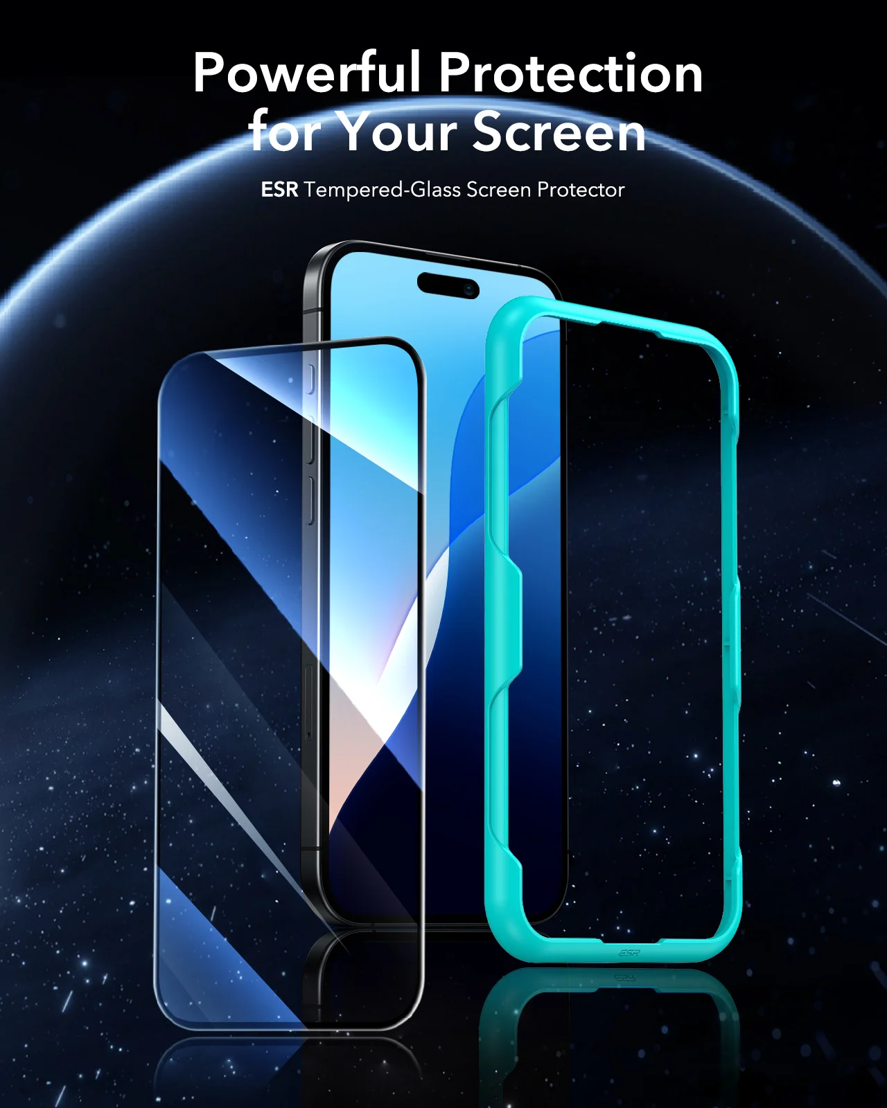 Szkło Hartowane ESR na Ekran iPhone 13/14/15/16/17 Pro Max HD Przezroczyste Anty-szpiegowskie Mocne Szkło Ochronne na iPhone 17 Air & 16/15 Plus & 16e — zdjęcie produktu 2