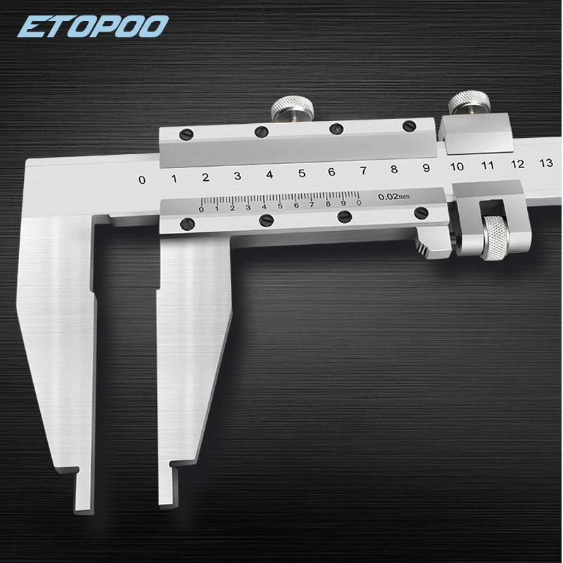 Imagem -03 - Pinça de Vernier Aberto em Ferramenta de Medição a Laser Micrômetro 0600 mm 0500 mm Aço Inoxidável