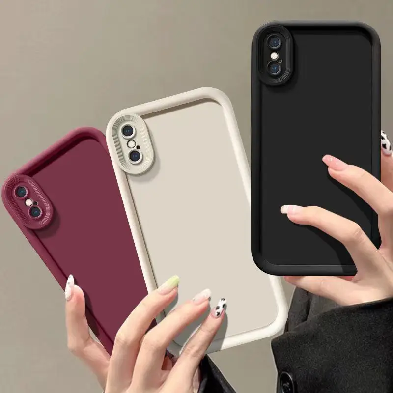 For  iPhone XS Max Case  iPhone XS  Phone Case  iPhone XS Max  iPhone XS Matte Back Cover Skin Feel Protection Shockproof Covers