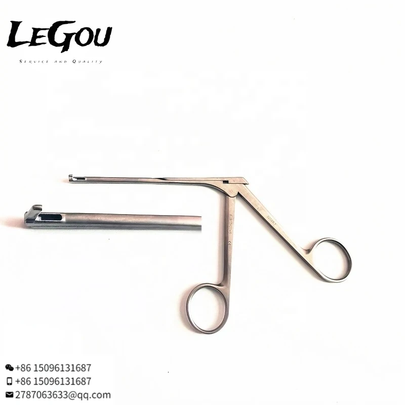 LeGou Professional ENT rigid endoscope nasal side cutting forceps/nasal rongeur