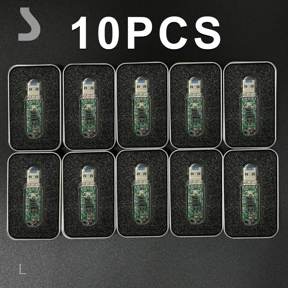 10pcs Usb bitcoin miner lucky miner LV03 solo miner mini 74KH/S asic mining loterry miner silent miner machine btc miner machine