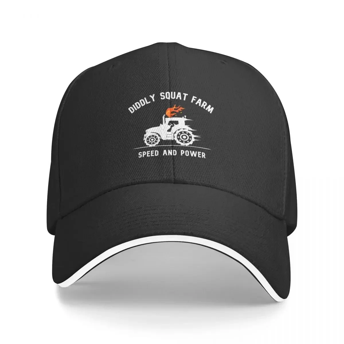 

Diddly squat farm shop logo tractor white Baseball Cap Anime Hat birthday Visor Sun Hat For Children Hats Woman Men's