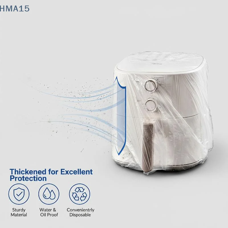 【YA】Disposable Dust Covers 50PCS Universal Waterproof Anti-dust Covers for Fan Rice Cooker Household Small Appliances