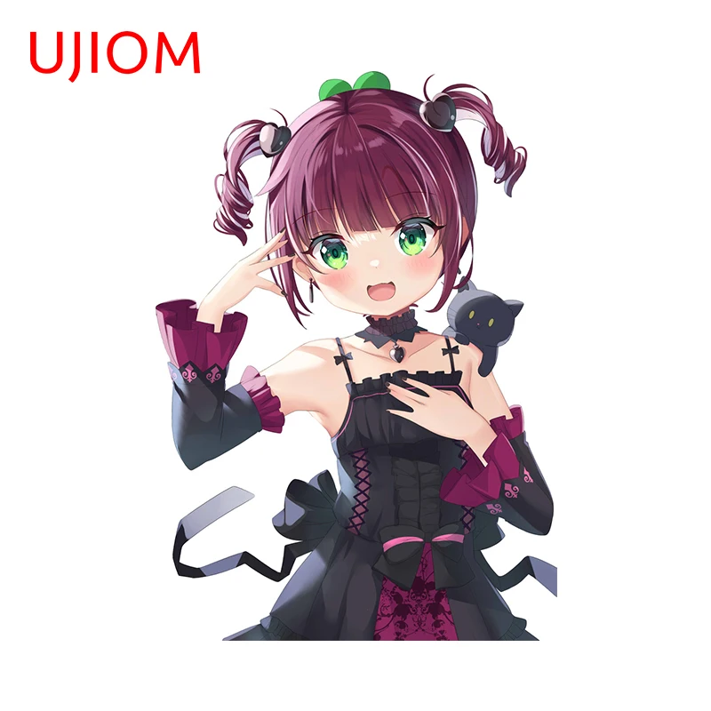 UJIOM 13cm X 8.3cm kreskówka dziewczyna Chibi Loli Nagisa Arcinia naklejki ścienne Graffiti szafa nalepka do łazienki tapety wystrój domu