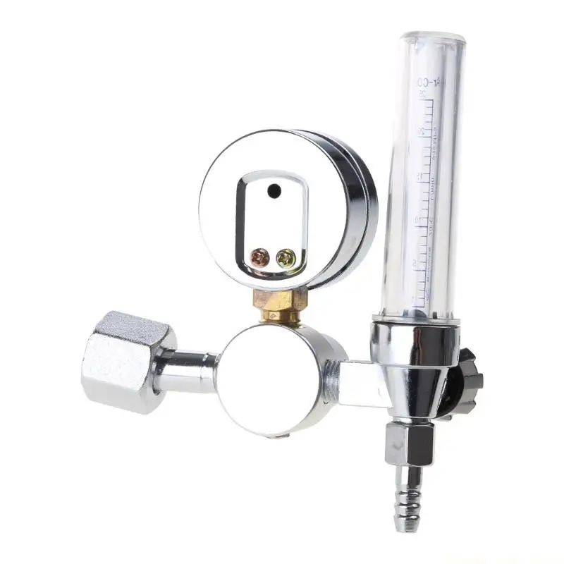 A2BE 0-25mpa Pressure Reducer Argon Gas Pressure Regulator Gauge Welding Mig Tig Control Easy Installation 5/8