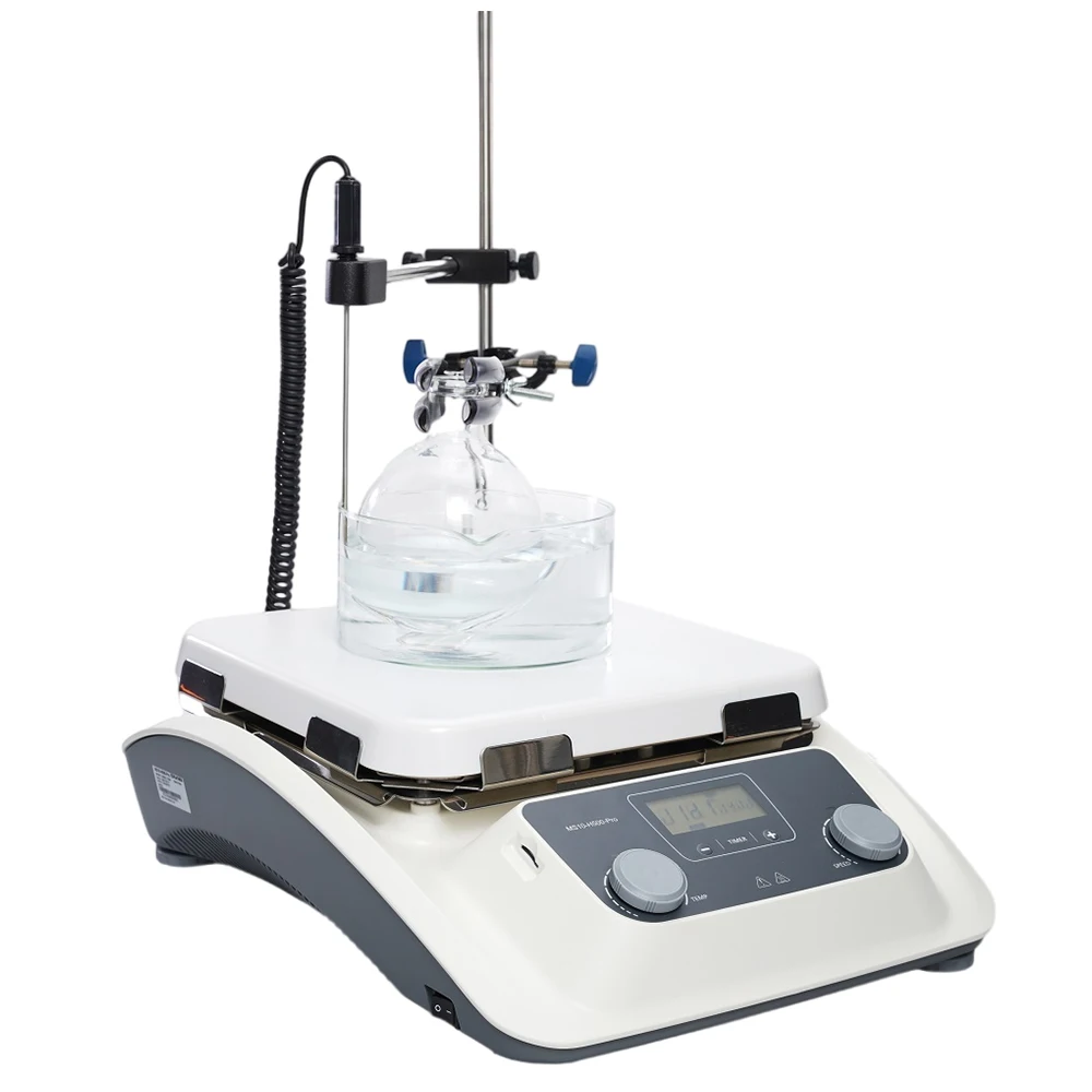 MS10-H500-PRO High quality LCD laboratory magnetic agitators 550 high temp 30L large capacity hotplate magnetic stirrer mixer