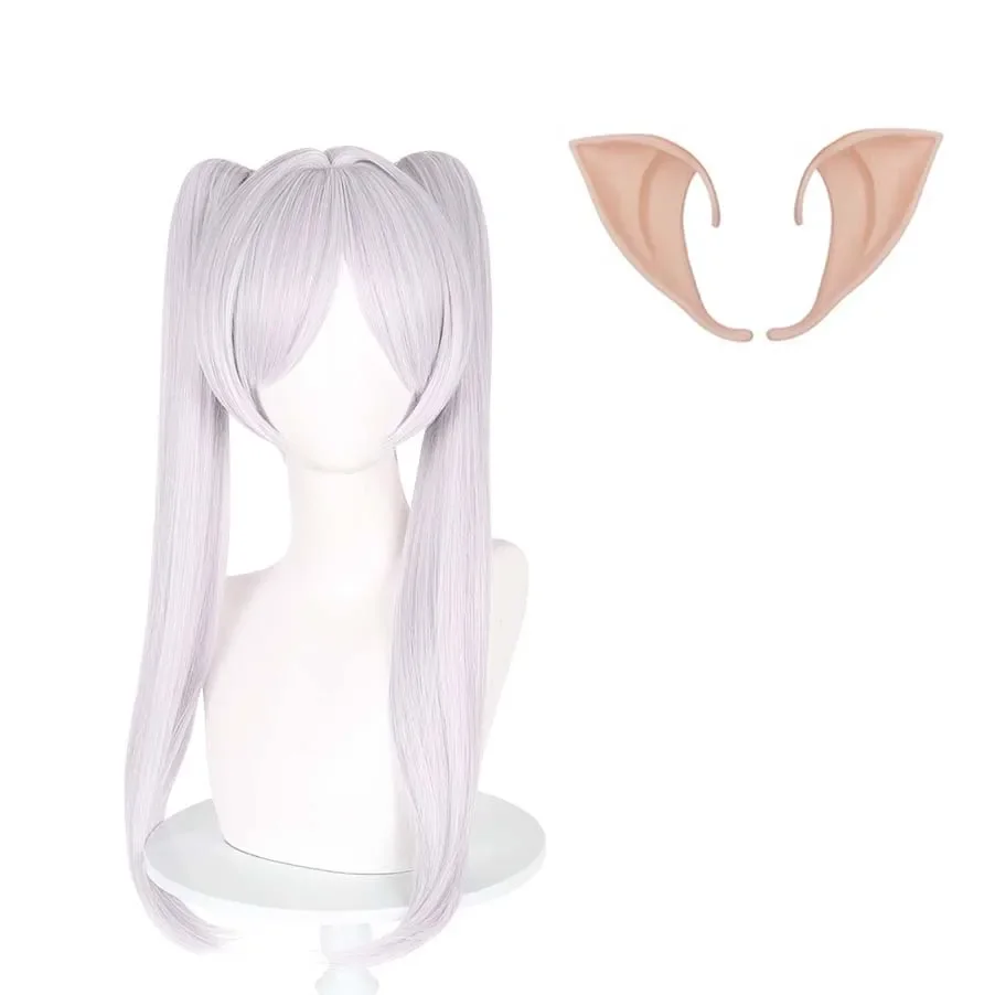 Anime Frieren Cosplay Pruik Frieren Voorbij Het Einde Van De Reis Himmel Haar Oren Halloween Party Pruiken Voor Mannen Vrouwen