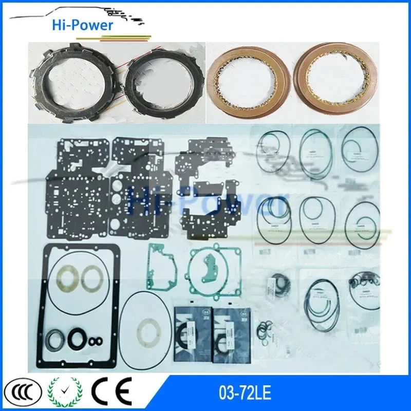 03-72LE KM148 A44DE Transmission Master Rebuild kit Gasket Sealing Rings Friction Kit For MITSUBISHI T04400C Gearbox Repair Kit