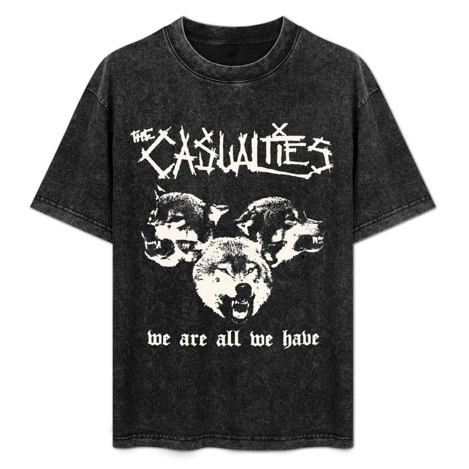 the casualties band Classic T-Shirt Big Size Simple T-Shirt