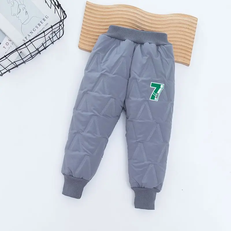 Kuromi Anime Kawaii MINISO Ins Warm Casual Children Cotton Pants Cute Thick Winter Loose Trousers Clothing Gifts for Kids