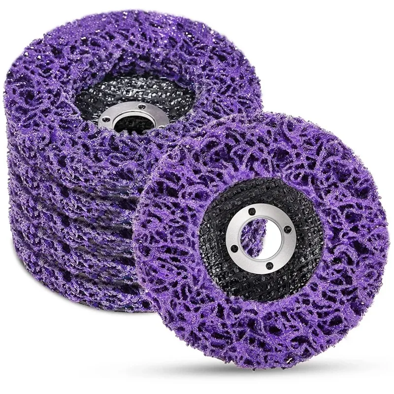 

1-5 шт. 100/115/125 мм коралловый полировальный диск-угловая шлифовальная лента для удаления краски и ржавчины, набор абразивных чистящих средств разных размеров