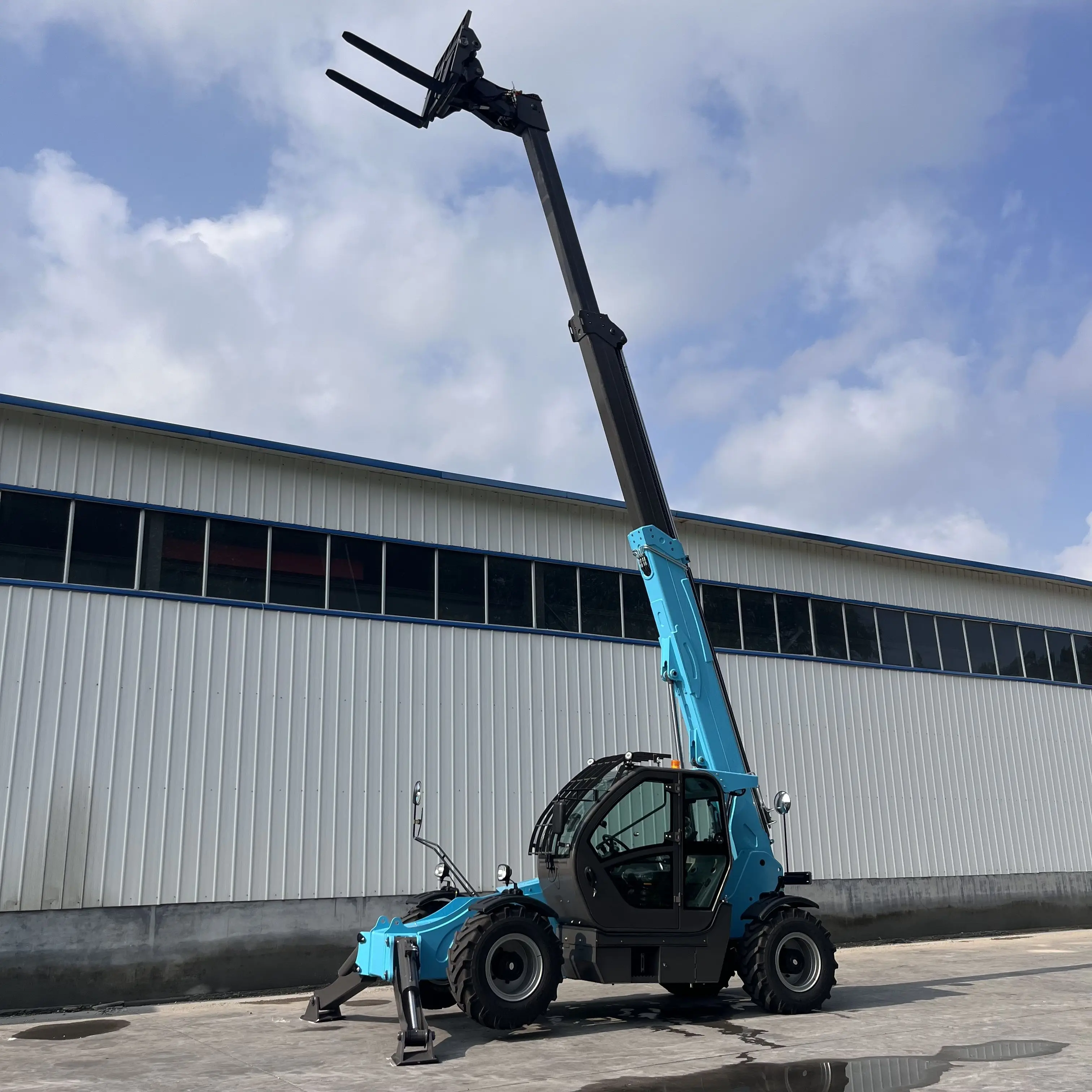 Gcp Telescopic Handler Terbaik Telehandler Telescopic Loader Mini Telescopic Forklift Wheel Loader dengan CE