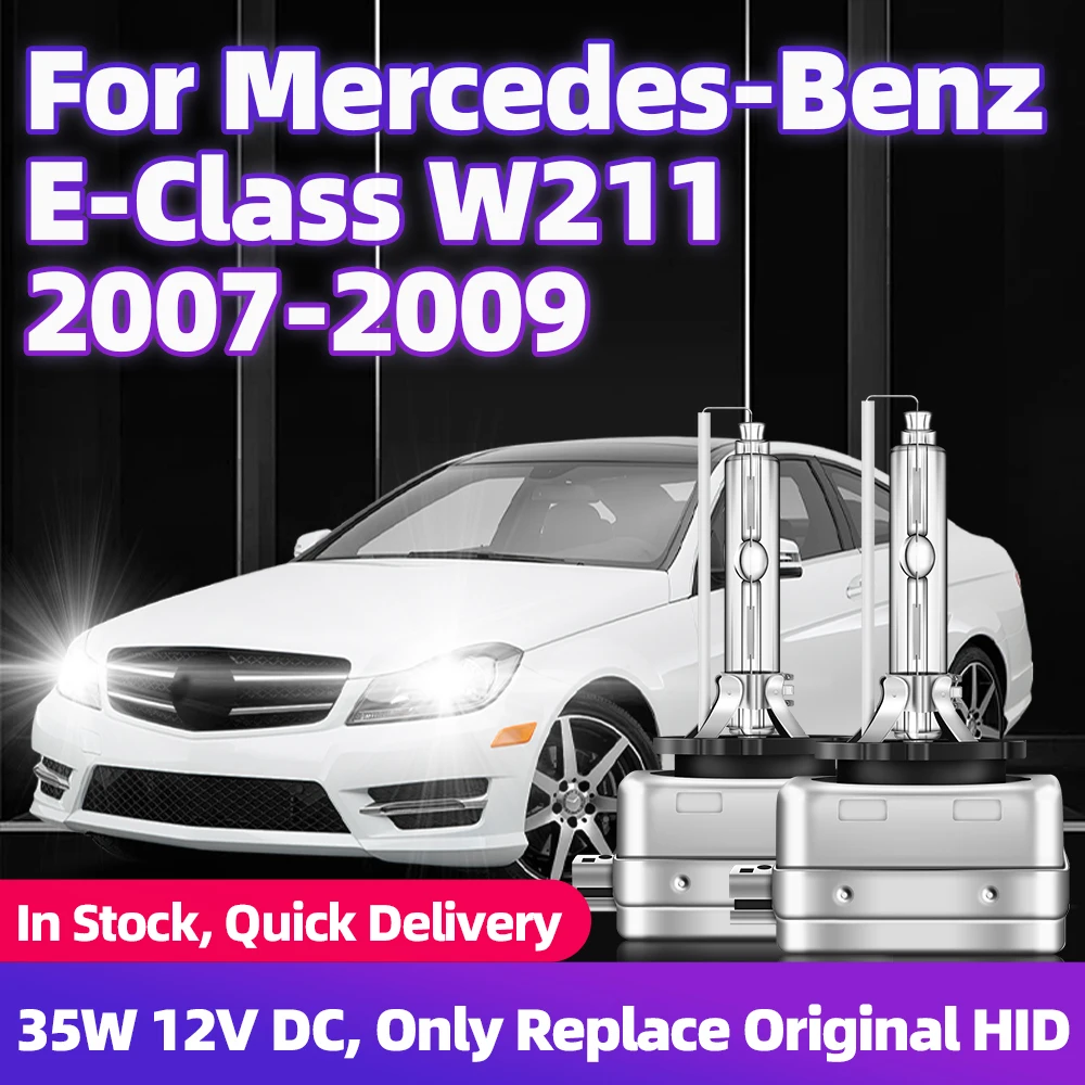 

For Mercedes-Benz E-Class W211 2007 2008 2009 Auto Lights D1S Xenon HID 12V Car Bulbs 35W HID Headlights 6000K 8000K 12000K D1