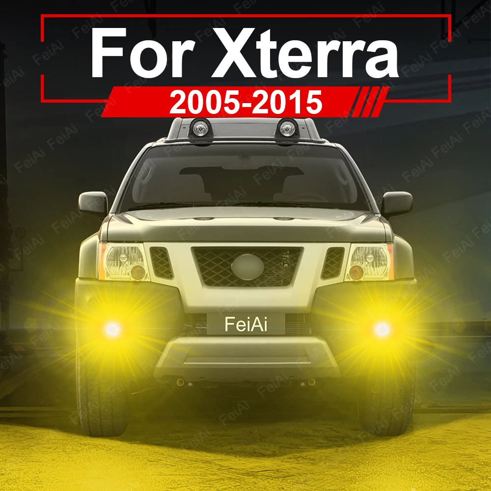 For Nissan Xterra LED Front Fog Lights 2005 2006 2007 2008 2009 2010 2011 2012 2013 2014 2015 Xterra Accessories Fog Light Bulb