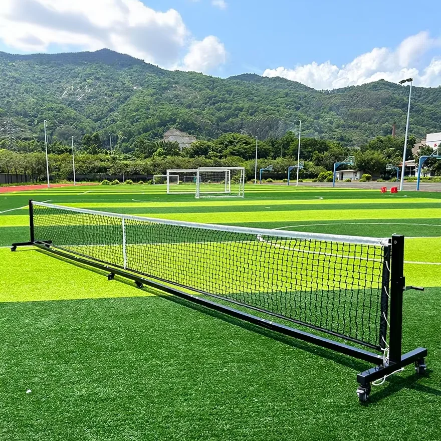 Tournament-Grade Heavy-Duty Pickleball Net with Adjustable, Movable & Customizable Pickleball Posts