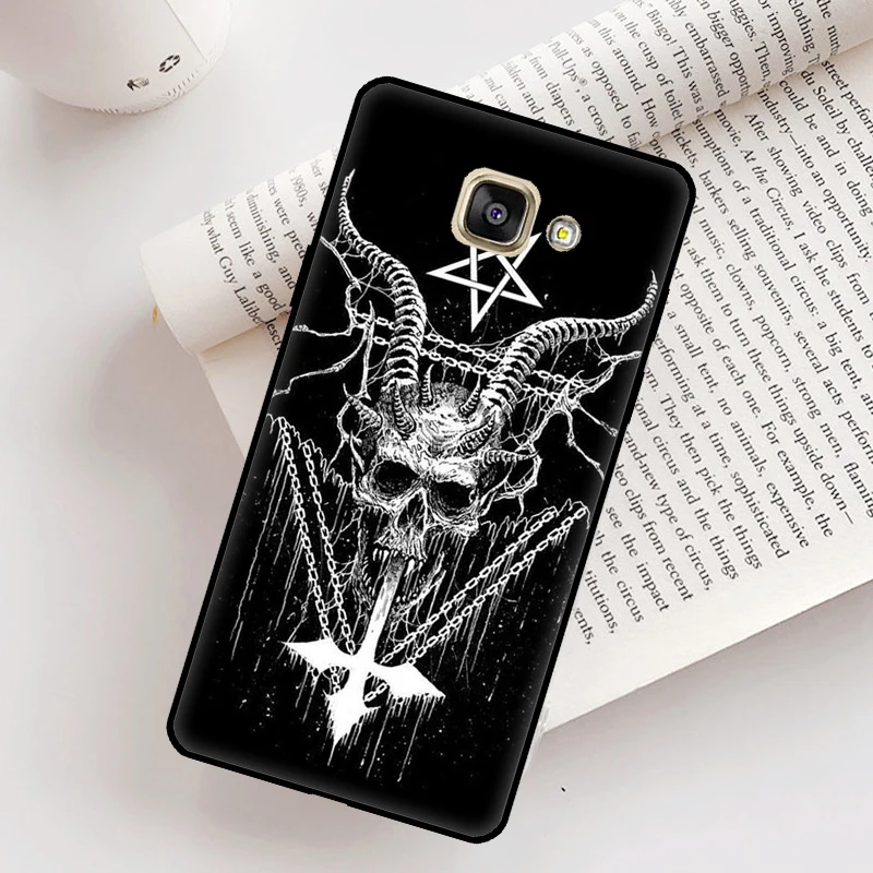 Devil Satan Cover For Samsung Galaxy J4 J6 Plus A6 A8 A9 J8 2018 A3 A5 J3 J5 J7 2016 2017 Phone Case