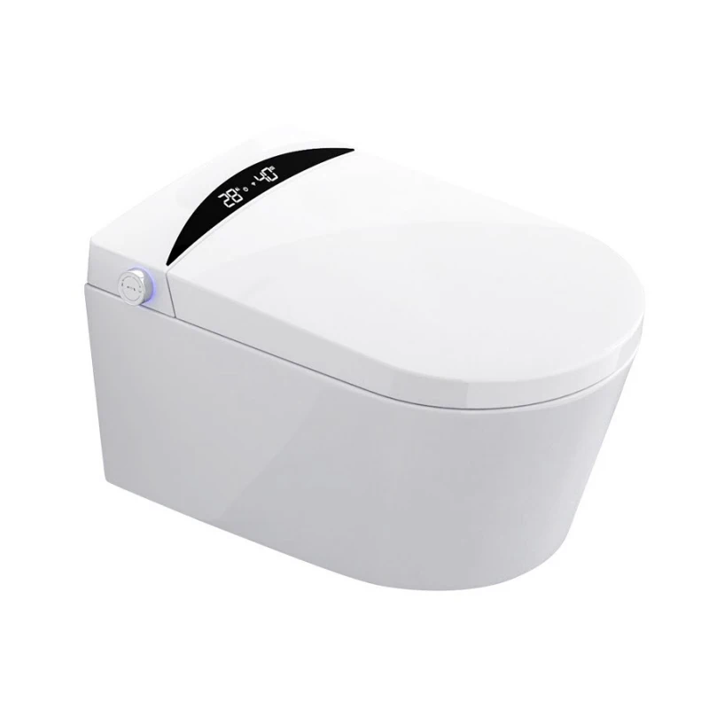 

High End Smart Wall Hung Toilet Ceramic Toilet WC Bowl Set Intelligent Sanitary Ware Auto Sensor Wall Mounted Toilet