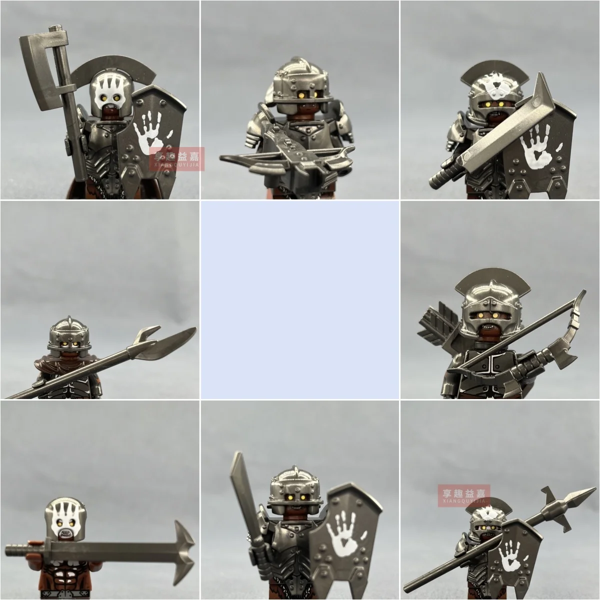 Military Building Blocks Solider Figures Movie Science Fiction Series Weapons Shield Knight Toys Gifts Medieval Mini Bricks MOC - Detail 1