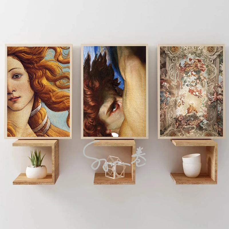 Vintage Renaissance European Court Painting Poster Canvas Printing European Wall Art Decoration Old Painting Wall Decor Picture