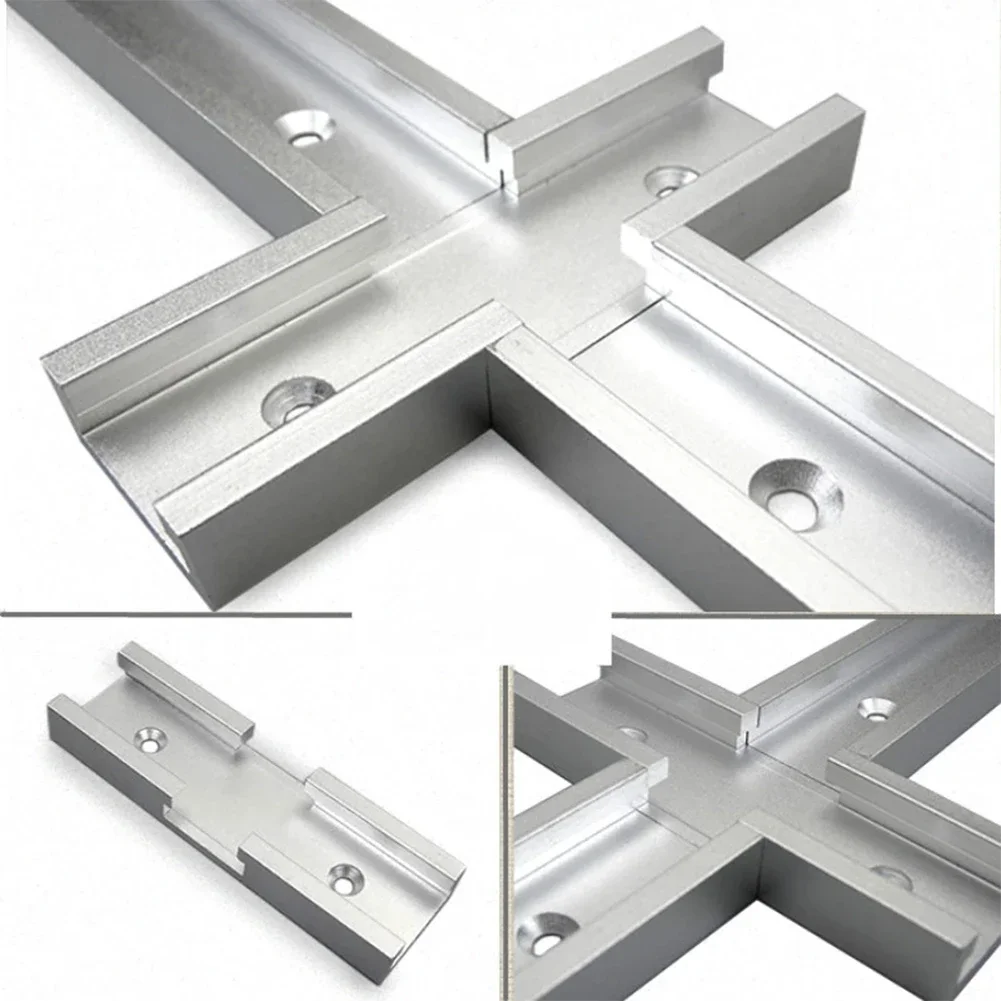 T Track Slot Enhance Your Woodworking Projects with the T Track Intersection Connector Portable and Versatile!