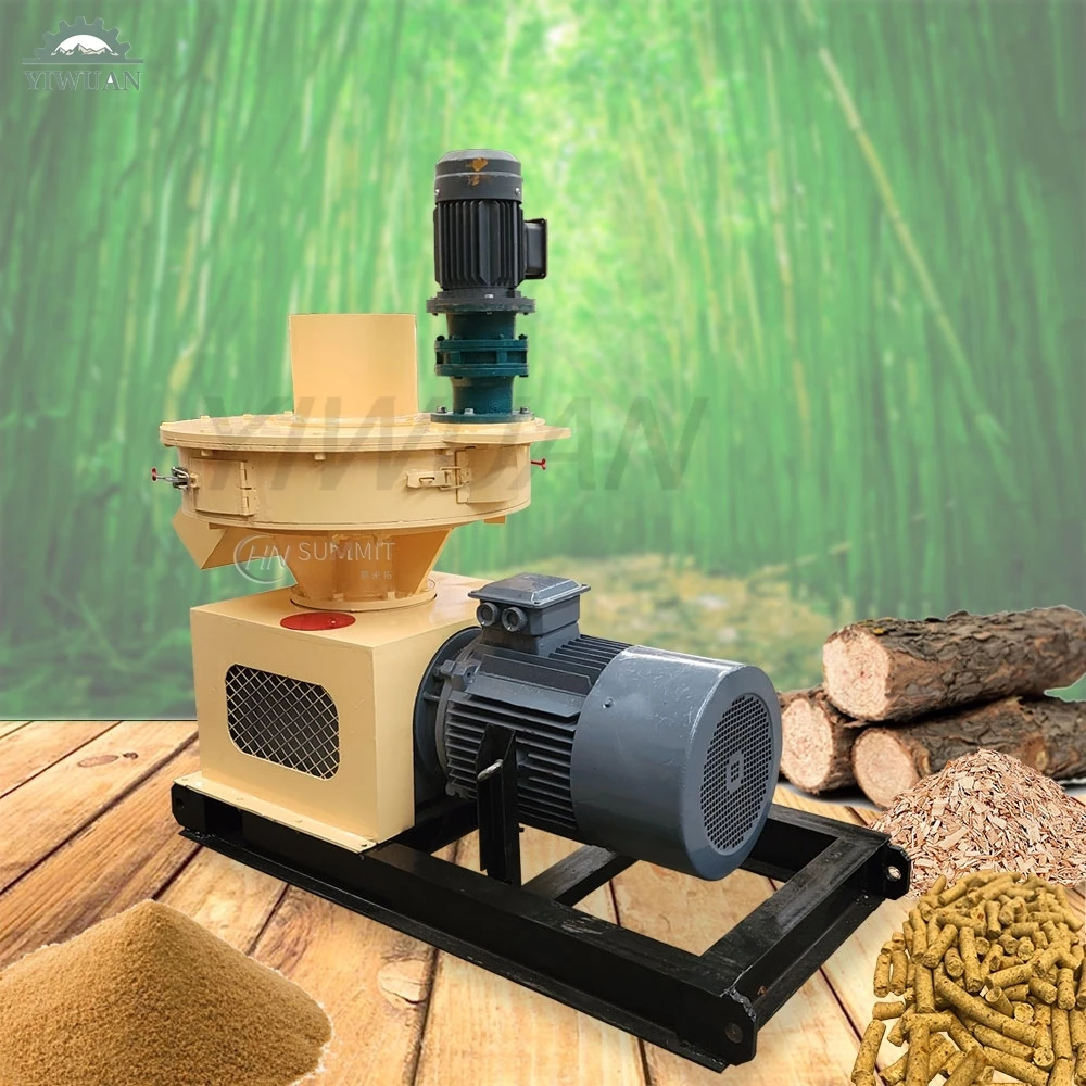 22KW Vertical Ring Die Biomass Sawdust Fuel Pellet Machine Wood Pellet Mill Granule holzpellet machine