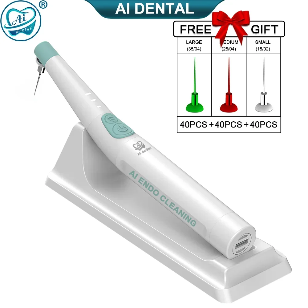 Dentals Cordless Endodontic Activator Sonic System Motor Handpiece AI-Endo-CL for Root Canal/only AI-Tip-S15/M25/L35 tips