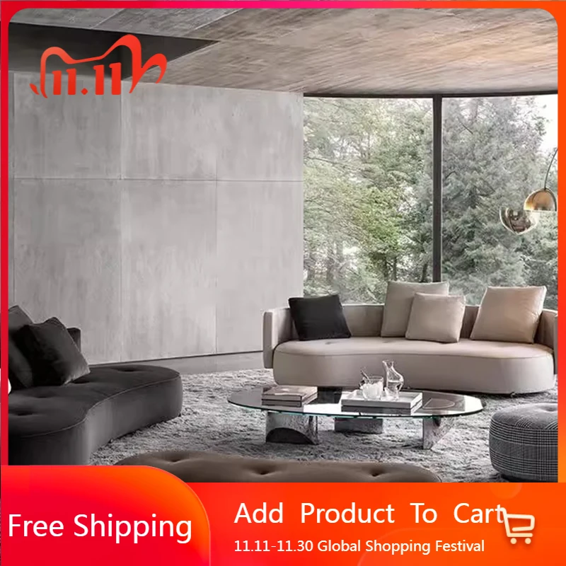 

Изогнутый угловой диван для гостиной, облачные пуфы, диван, сиденье для любви, уличный диван, садовый балкон, минималистичный круглый диван, модная мебель