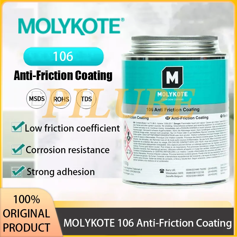 

MOLYKOTE 106 Anti-Friction Coating Grease 500g Dry Lubricant Heat-cured Anti Friction Original Product