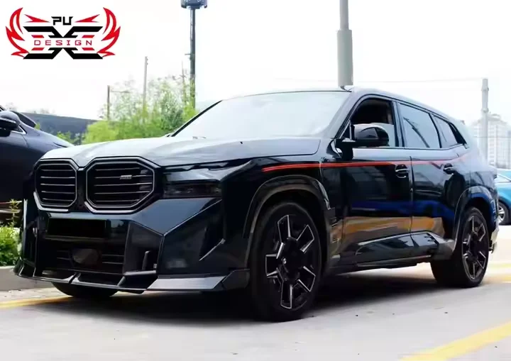 أقواس درابزين من ألياف الكربون الجافة لمجموعة هيكل العجلة BMW XM G09 LD Style