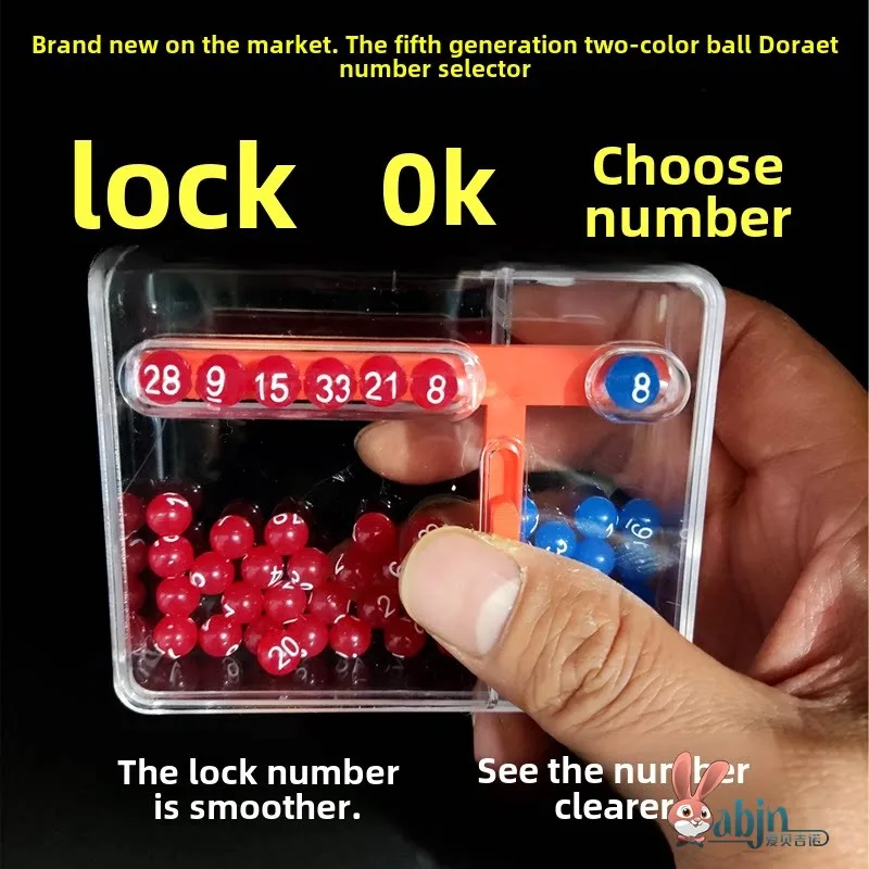 machine-de-selection-automatique-de-numeros-de-loterie-machine-de-simulation-de-tirage-a-double-boule-coloree-pour-le-divertissement