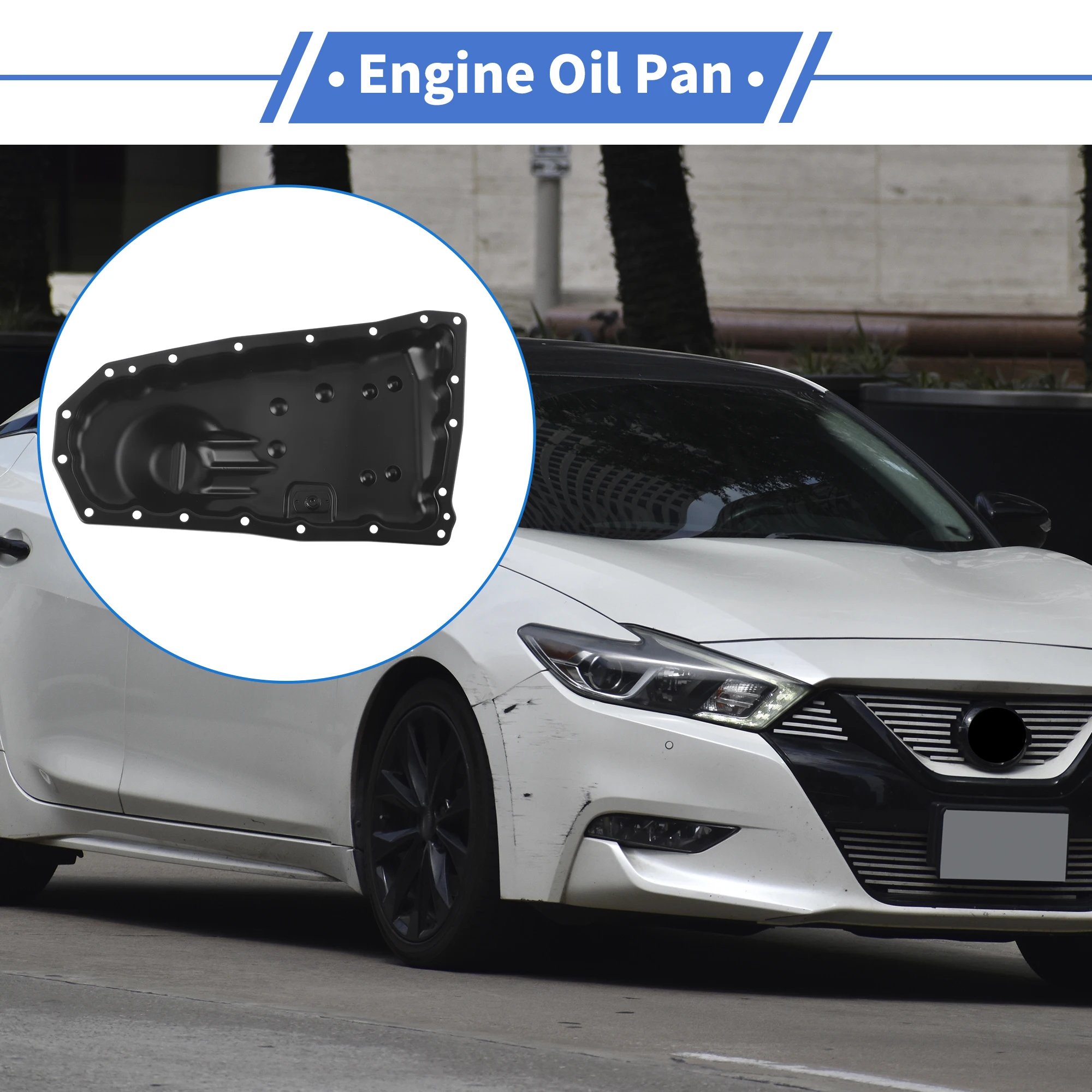 

UXCELL No.3139029X0B Engine Oil Pan for Nissan Altima 2017-2018 Aluminum Alloy Black