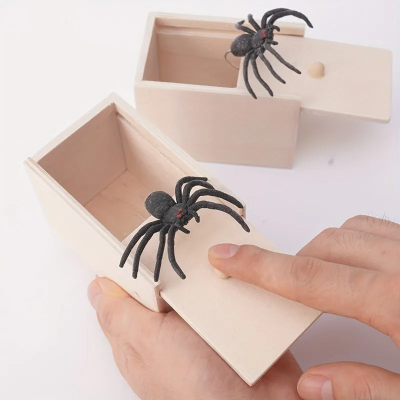 Funny Spider prank box - the perfect gift choice for birthday, Christmas, and Easter surprises, no need for batteries