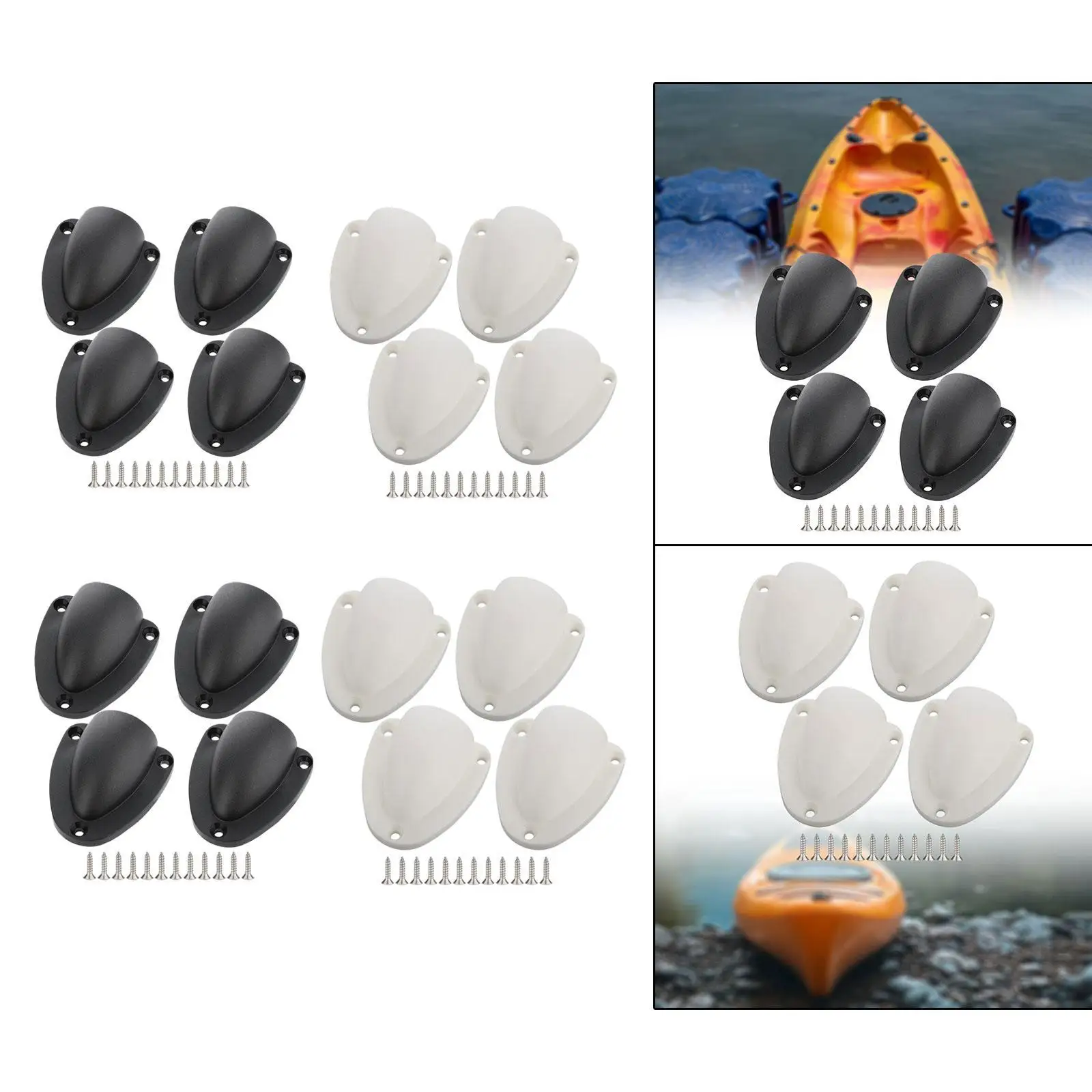 

Marine Wire Cable Vent Covers Direct Replace Accessory with Screws for Boat Tank Vent High Performance