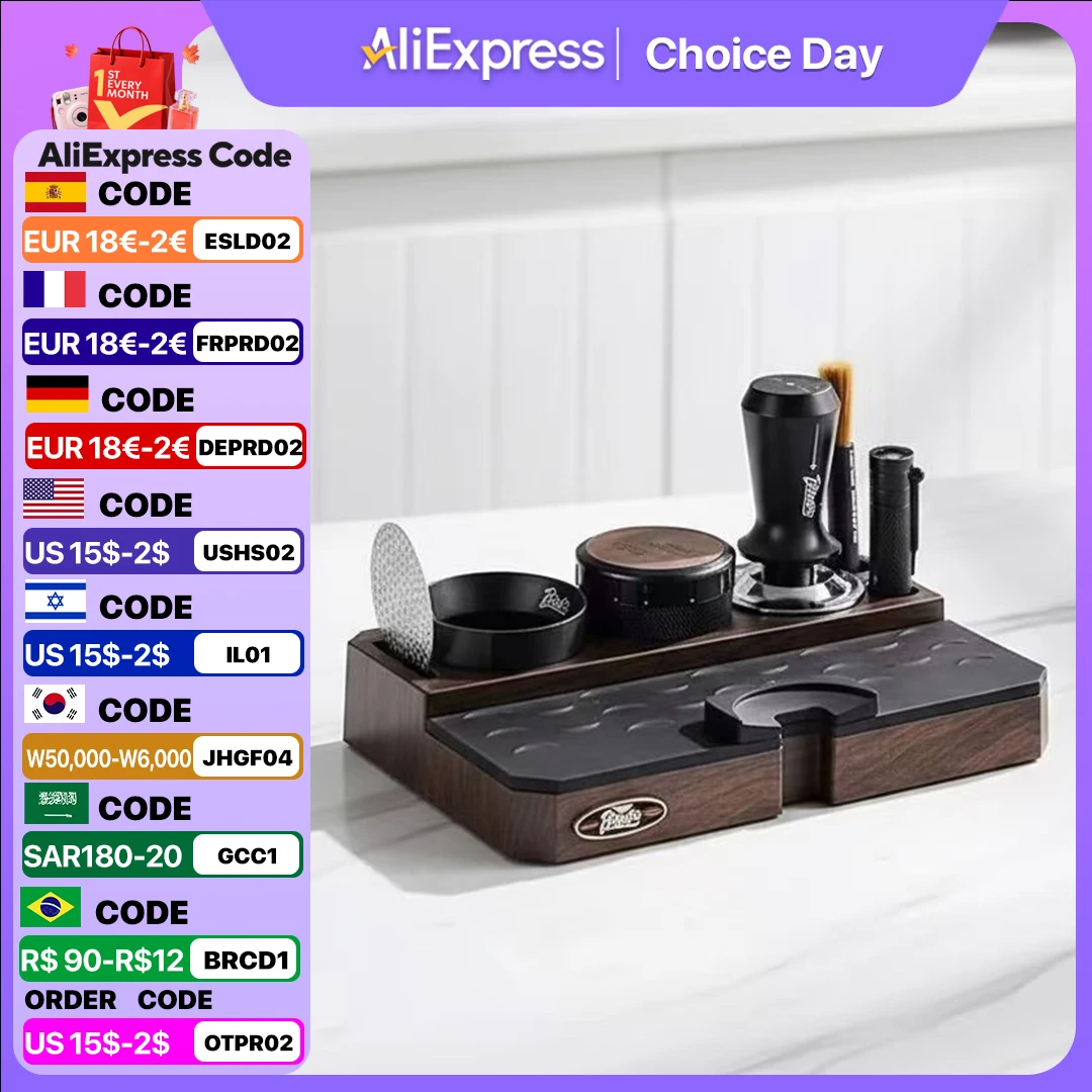 51-58mm ABS Coffee Portafilters Holder Coffee Filter Rack Espresso Tamper Mat Stand Cafe Tools Coffee Accessories for Barista