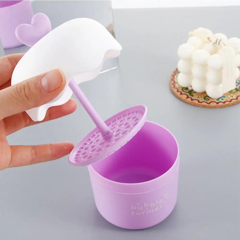 Durável limpeza profunda espuma rápida ferramenta de cuidados com a pele fabricante de espuma copo bolha foamer bubbler para limpador facial