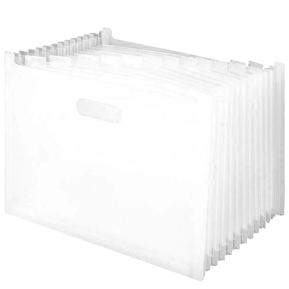 Expanding Accordion File Folder Large Capacity Multi-Layer Portable Document Organizer for Office School Home Receipt Holder