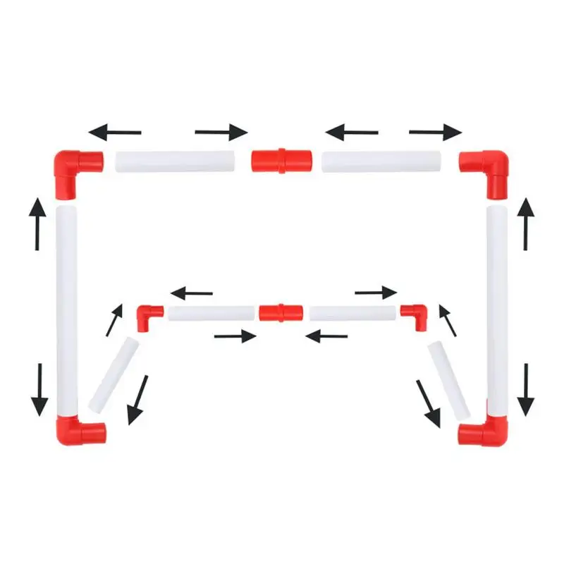 DIYS 어린이용 휴대용 축구 골 네트, 볼 펌프, 미니 축구 게이트, 장난감 스포츠, 신제품